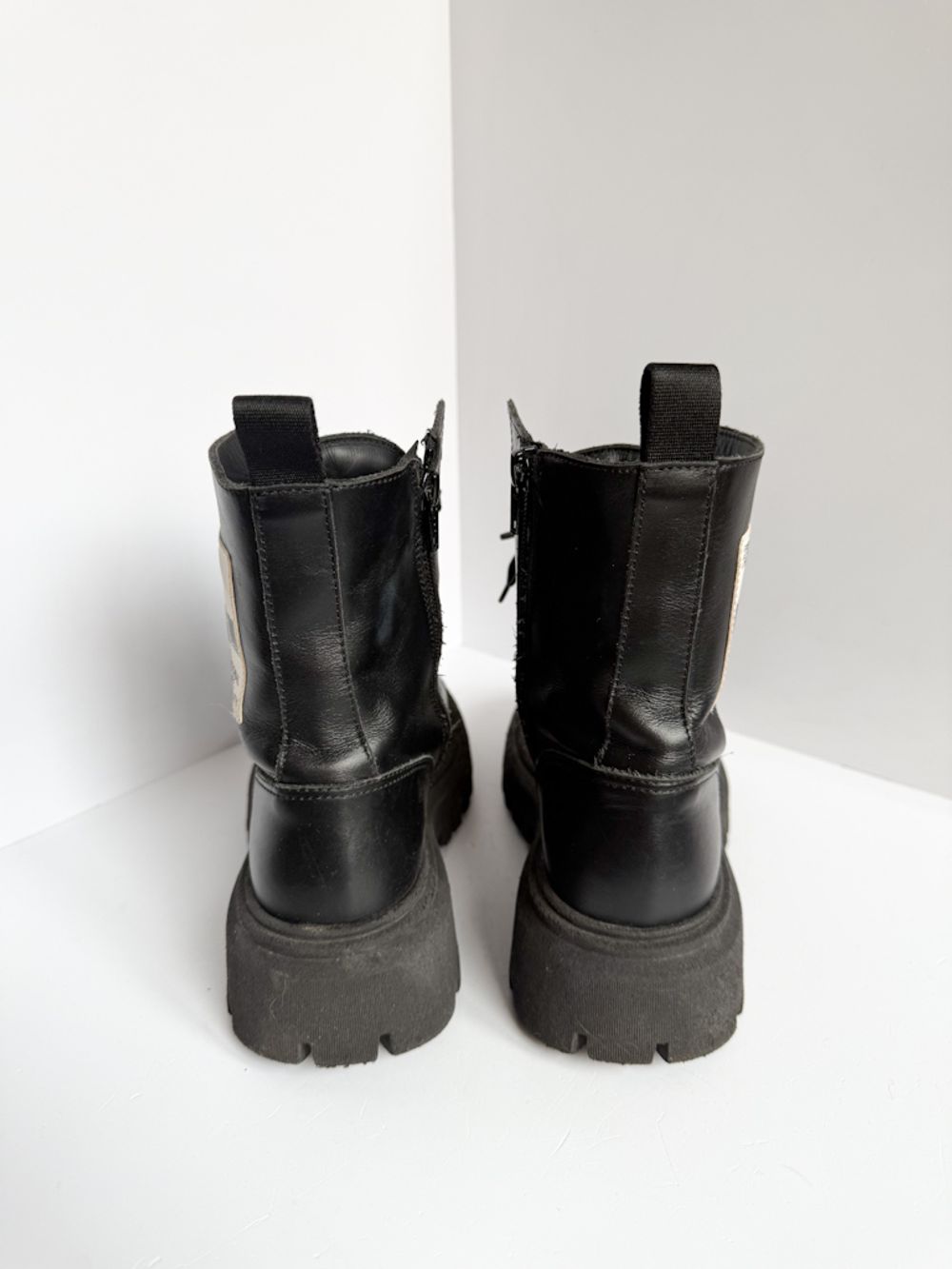 Кожаные ботинки MSGM, 35