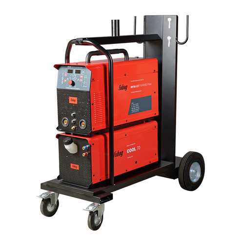 FUBAG Инвертор сварочный INTIG 400 T W AC/DC PULSE + горелка FB TIG 450W 4m + переходник + модуль охлаждения + тележка