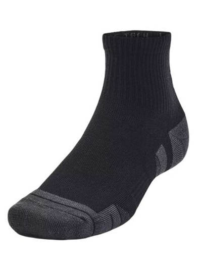Теннисные носки Under Armour Performance Tech Quarter Socks 3-Pack - black/jet gray
