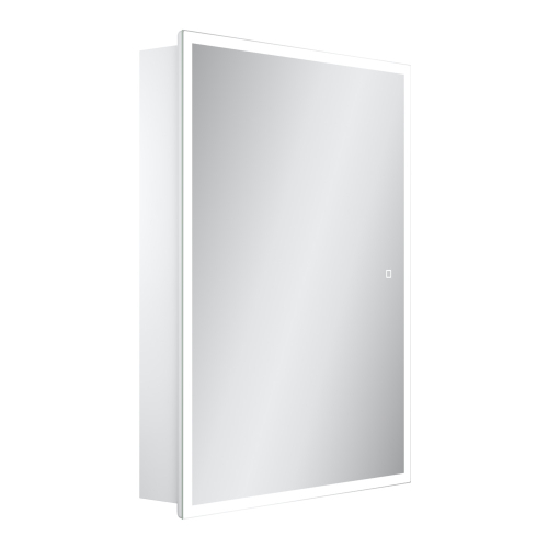 Зеркальный шкаф Sancos Cube с подсветкой 600х140х800, арт. CU600
