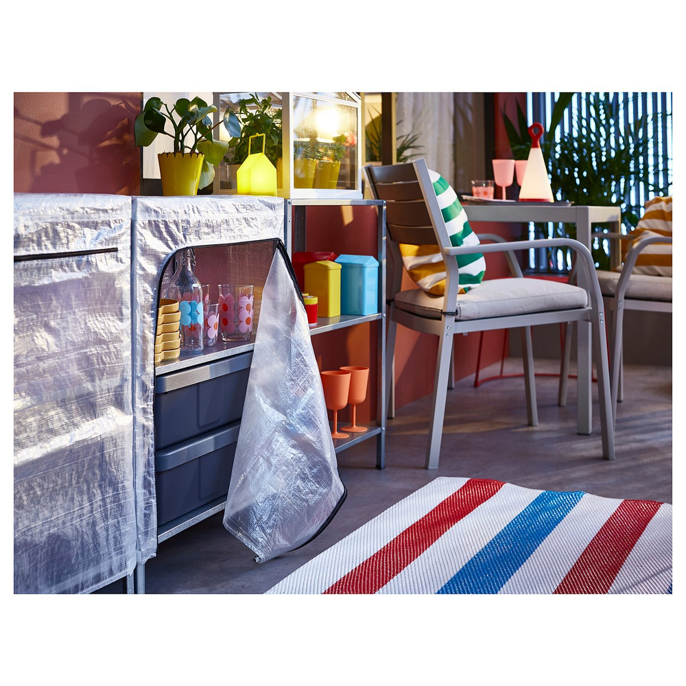 IKEA HYLLIS  (ИКЕА ХИЛЛИС)  -  Чехол — прозрачный/для помещения и улицы 60x27x74 см