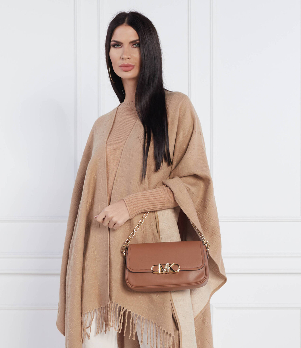 Кожаная сумка-мессенджер parker Michael Kors - коричневый(30F2G7PC2L)