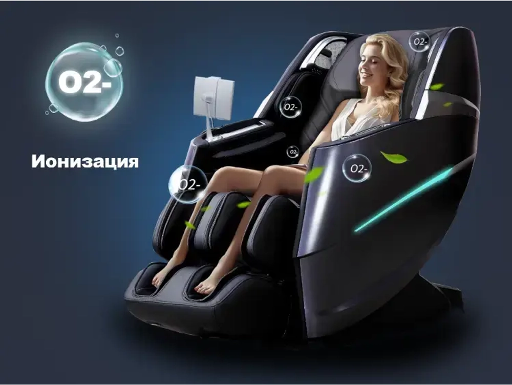 Массажное кресло FUJIMO 氣 Combat 4D Серый