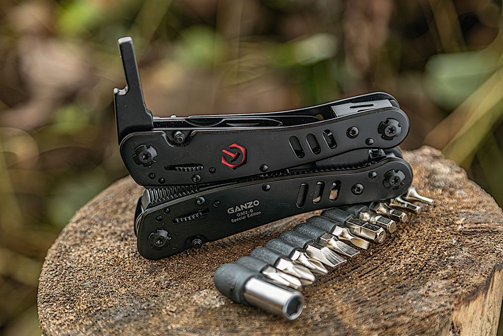 Мультитул Ganzo G302B (21 инстр.) 440C (56-58HRC) --