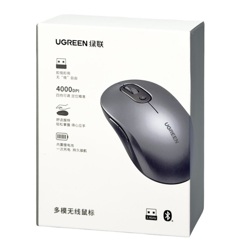 Мышь беспроводная Ugreen M556S черная