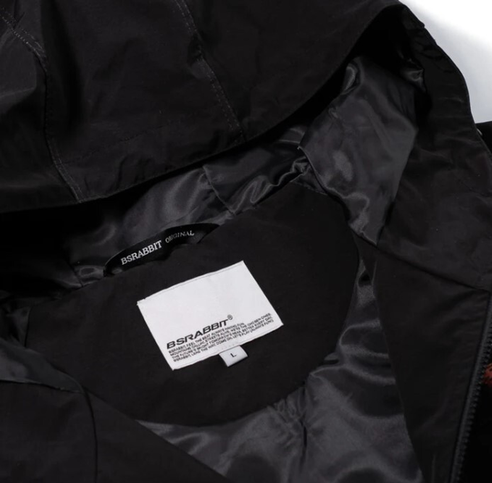 Куртка BSRabbit LIGHT ACTIVE HOODED JACKET BLACK