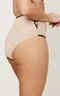 REBECCA BEIGE/BLACK Трусы высокие