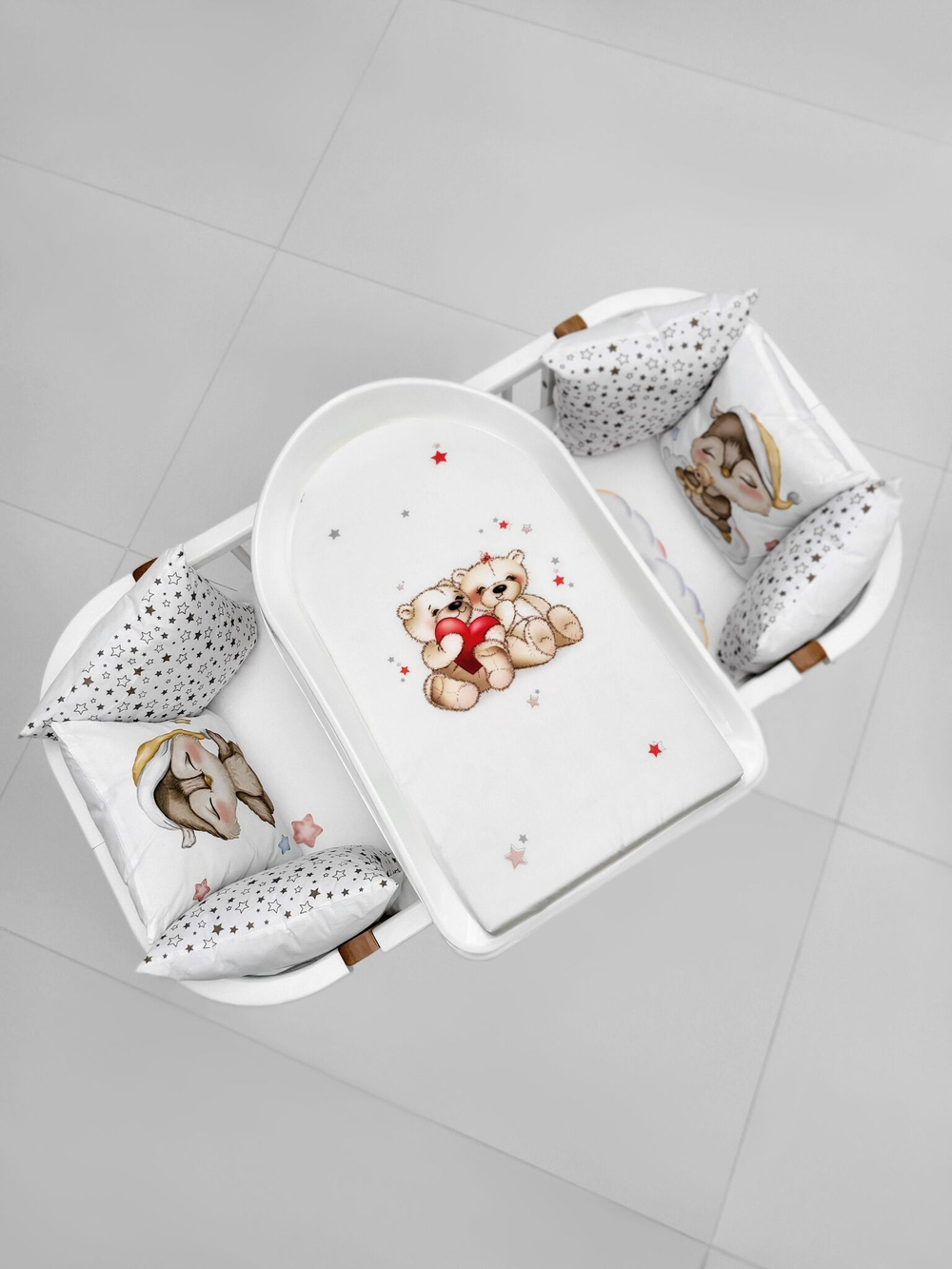 Доска для пеленания BUBO BABY "PRESTIGE" 80х53 см на пластиковой основе