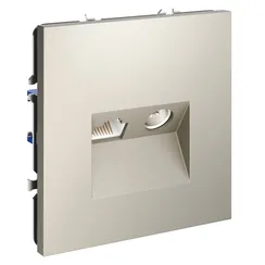 Розетка телевизионная TV+RJ45 кат. 6 Voltum S70 Кашемир VLS060703