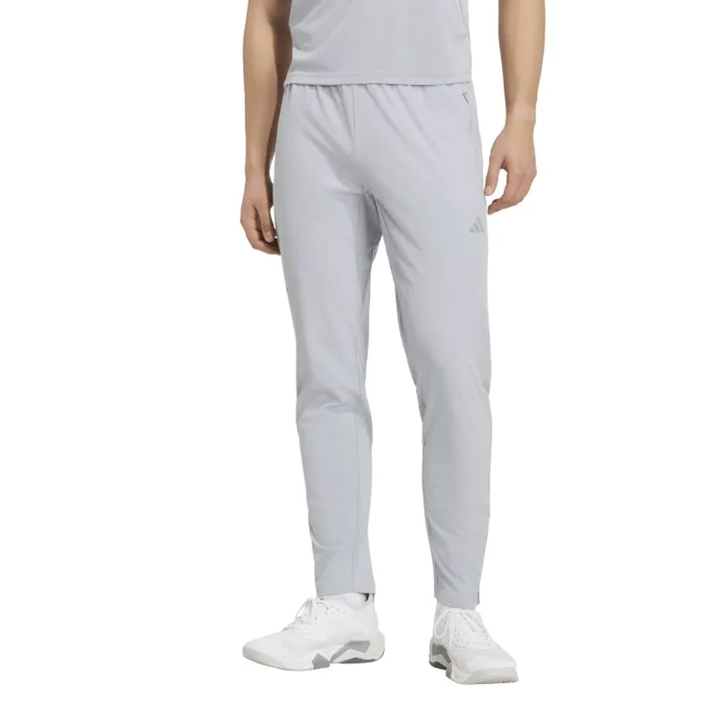 Мужские теннисные штаны Adidas Tech Apparel Training - halo silver