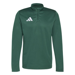 Мужская теннисная толстовка Adidas Entrada 26 Training Top - dark green/white