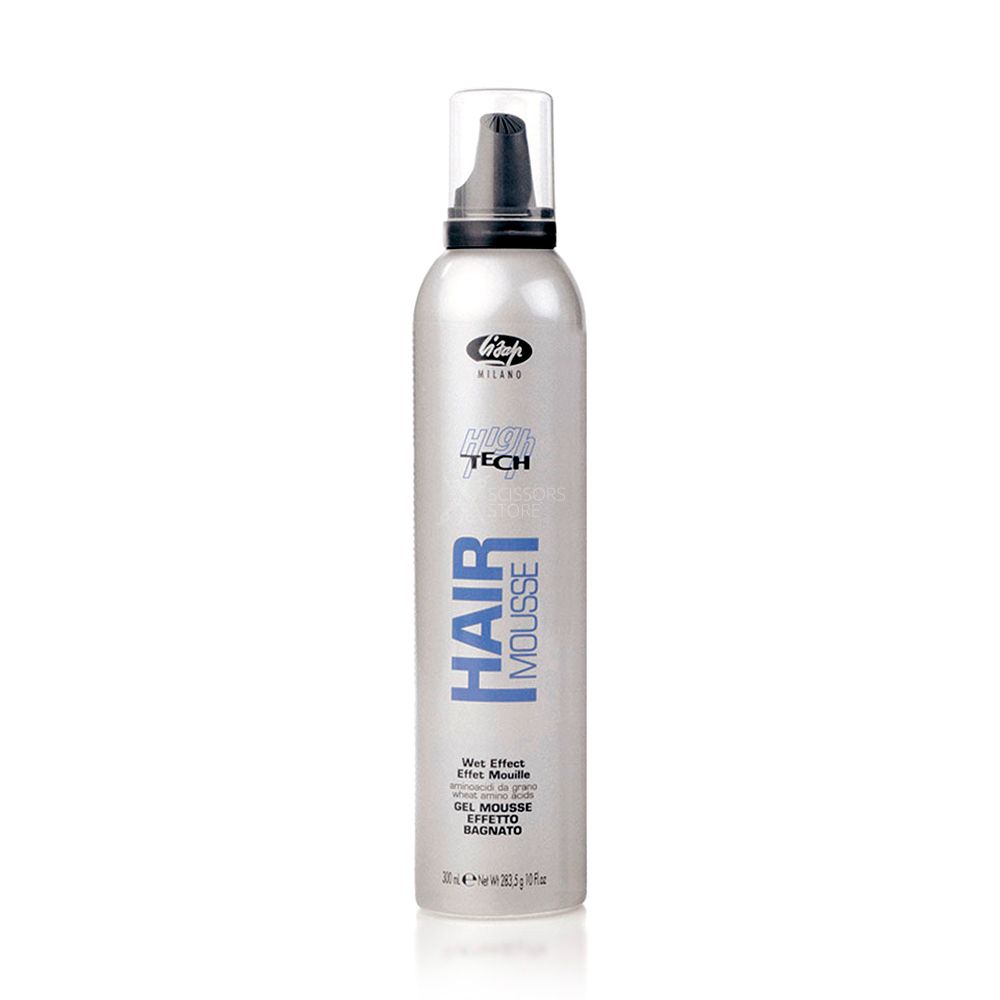 Мусс-гель для укладки для создания эффекта "Мокрых волос" Lisap High Tech Hair Gel Mousse Wet Effect