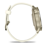 Смарт часы Garmin Venu 4 - 41мм Lunar Gold with Bone Silicone Band