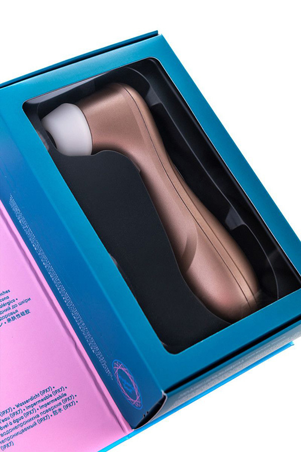 Бронзовый вакуум-волновой клиторальный стимулятор 16см Satisfyer Pro 2
