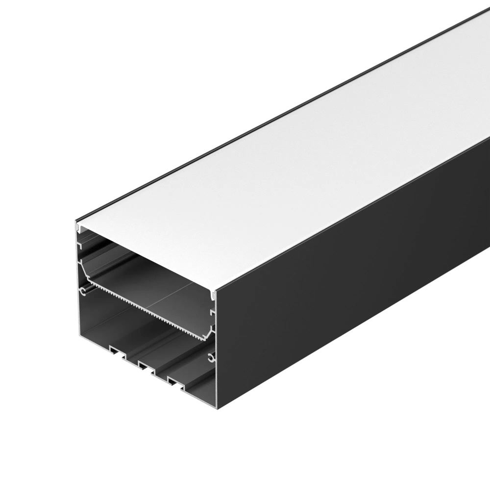 Профиль POWER-W100H70-2000 BLACK (Arlight, Алюминий) 056214