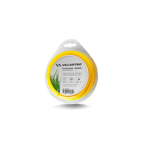 Леска для триммера квадратная 3,0 мм × 15 м VILLARTEC Standard, 5012759015