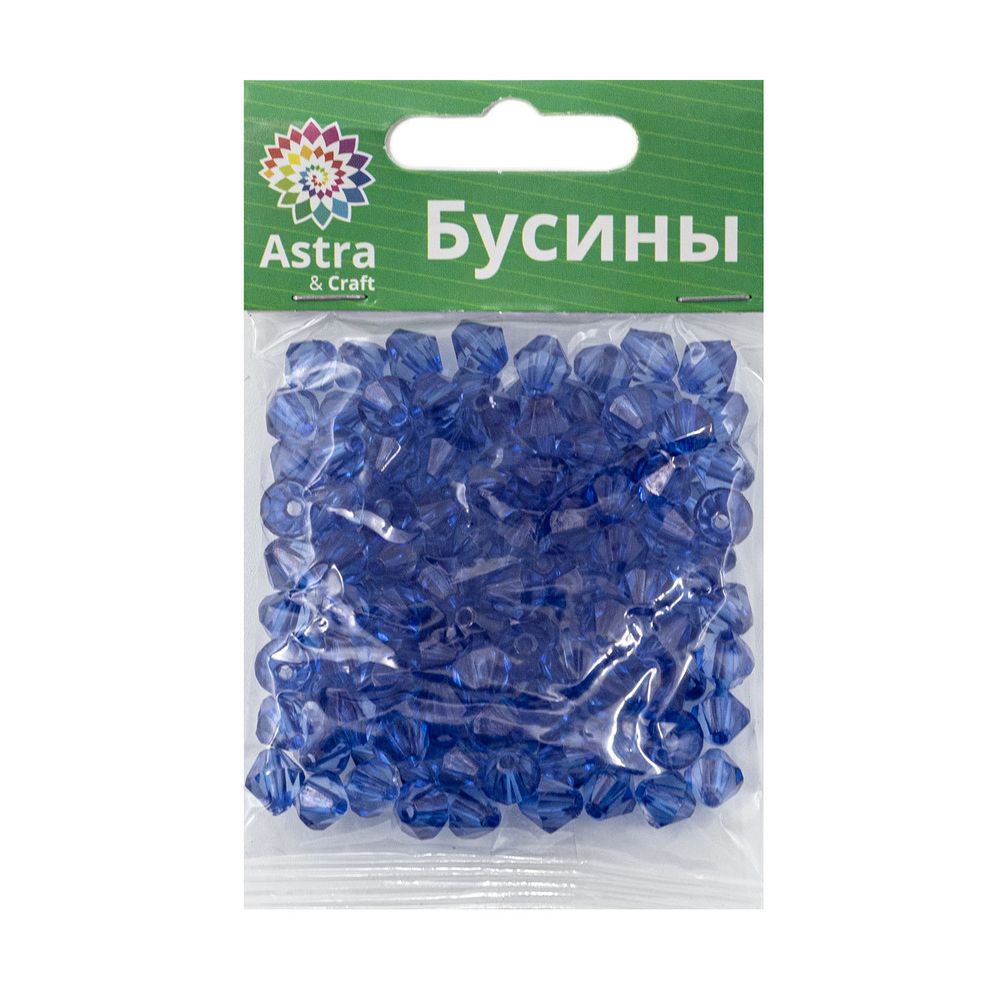 Бусины акрил ⌀8 мм, 25 г, ромбовидные, Astra&Craft, 30