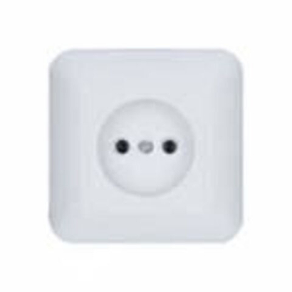Розетка одинарная белая без заземления без шторок скрытая установка Schneider Electric