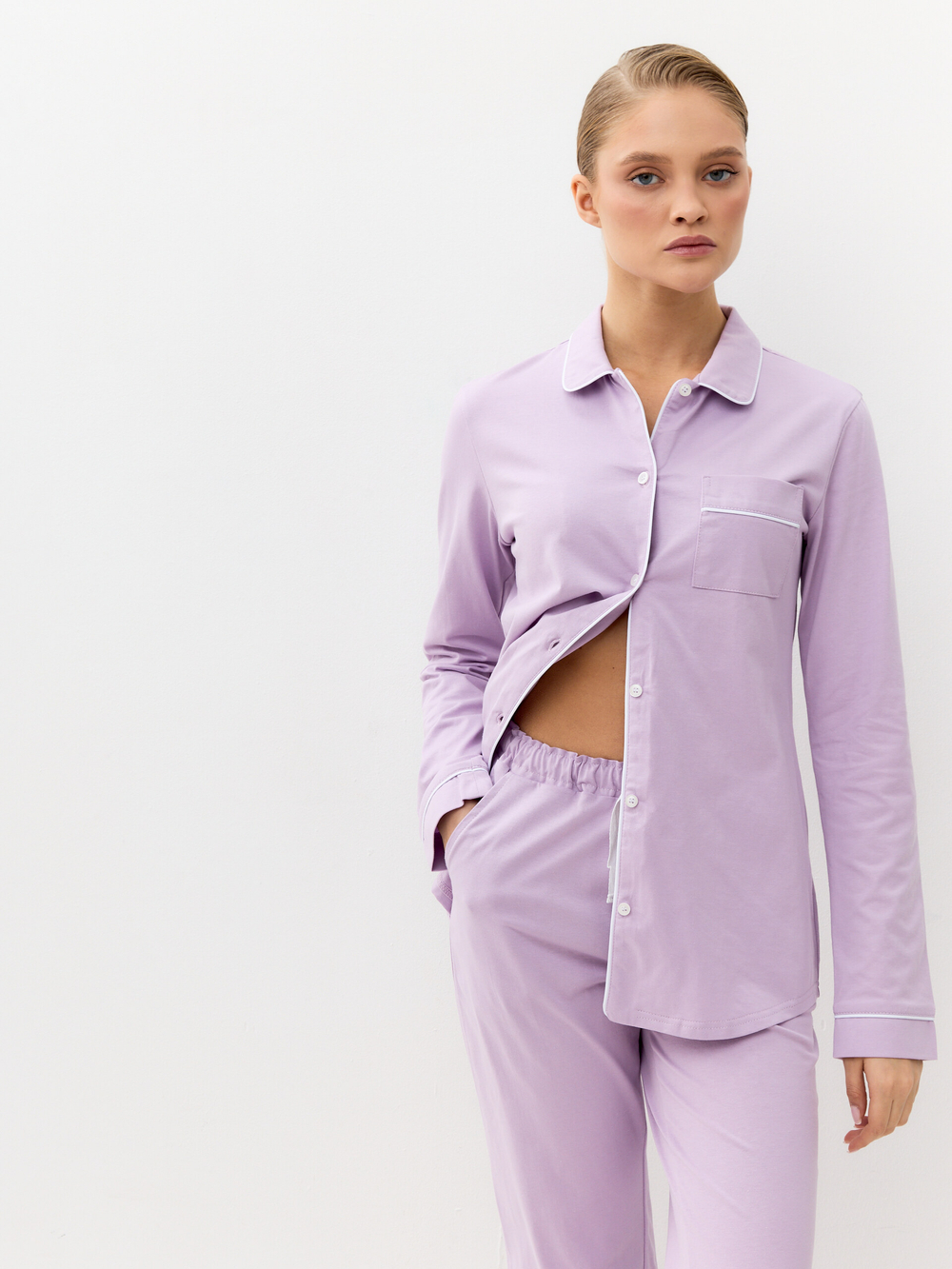 Пижама женская Ihomewear Classic Lilac