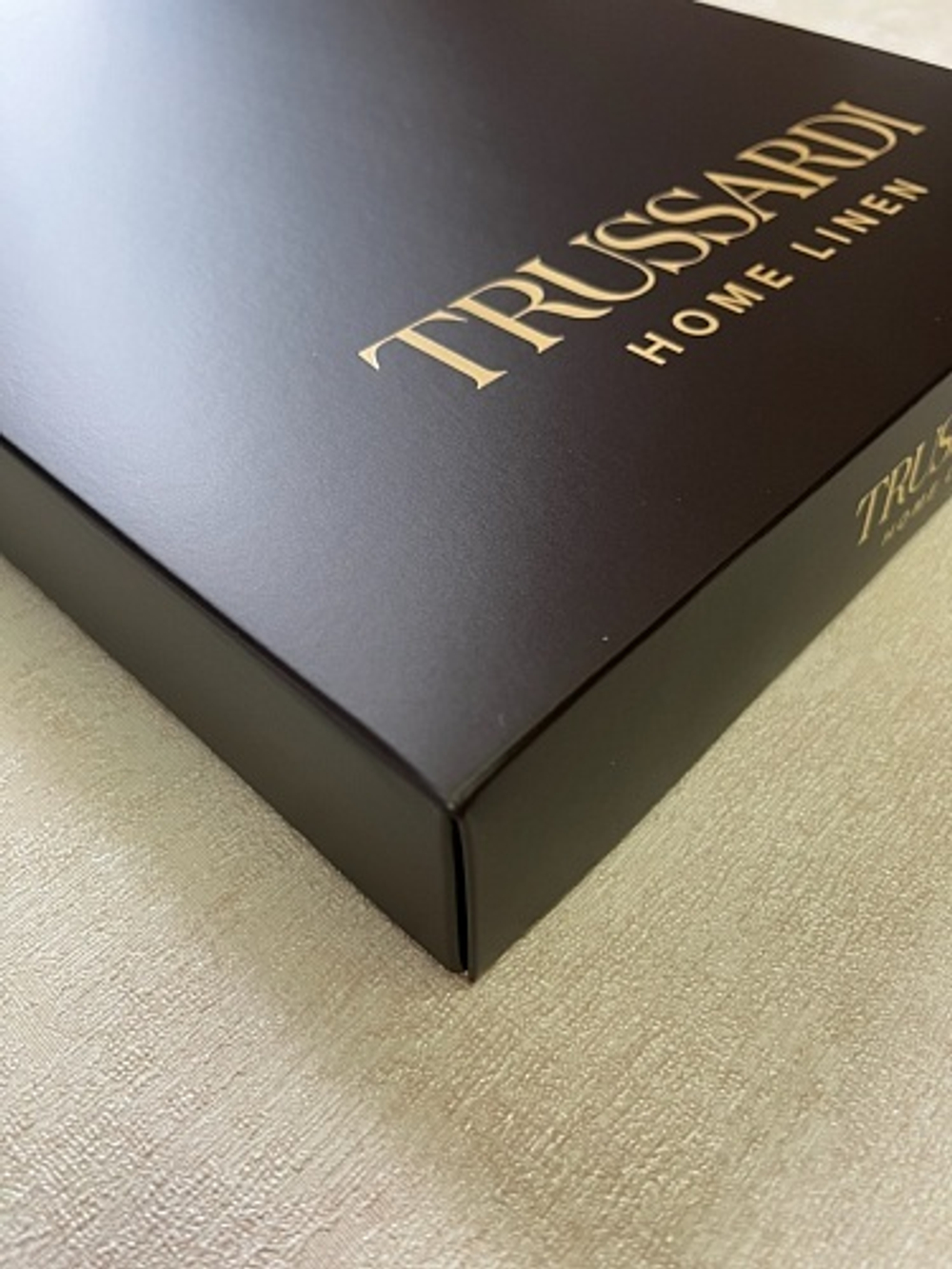 Комплект полотенец 2шт Trussardi Ribbon Dark Grey