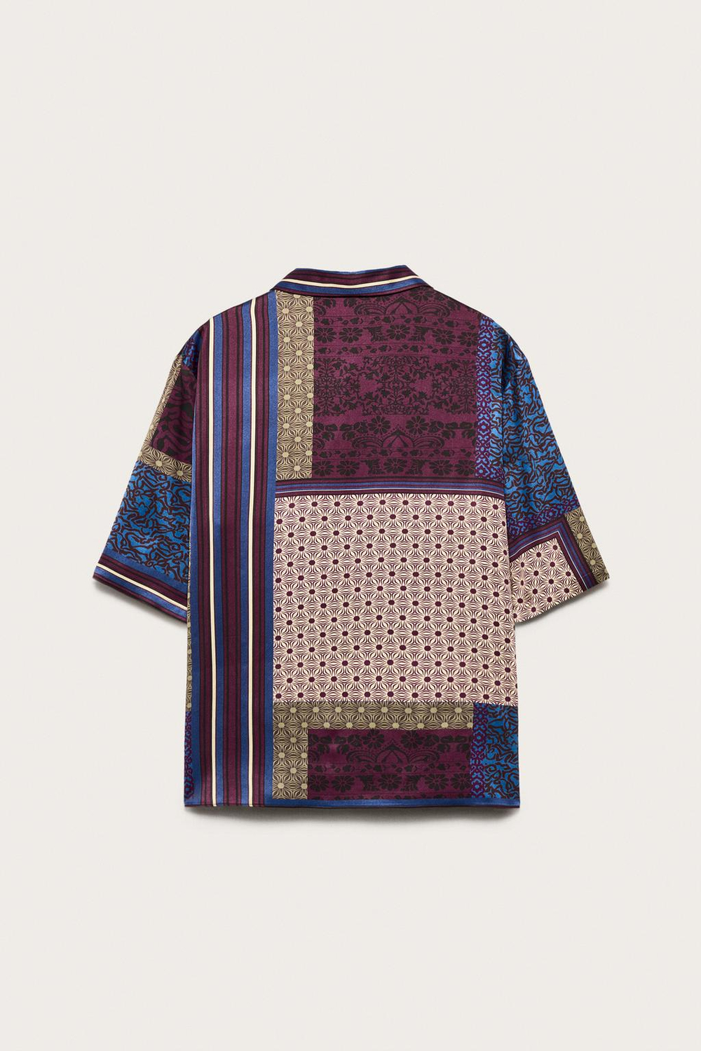 ZARA СТРУЯЩАЯСЯ РУБАШКА C ПРИНТОМ — LIMITED EDITION, С ПРИНТОМ