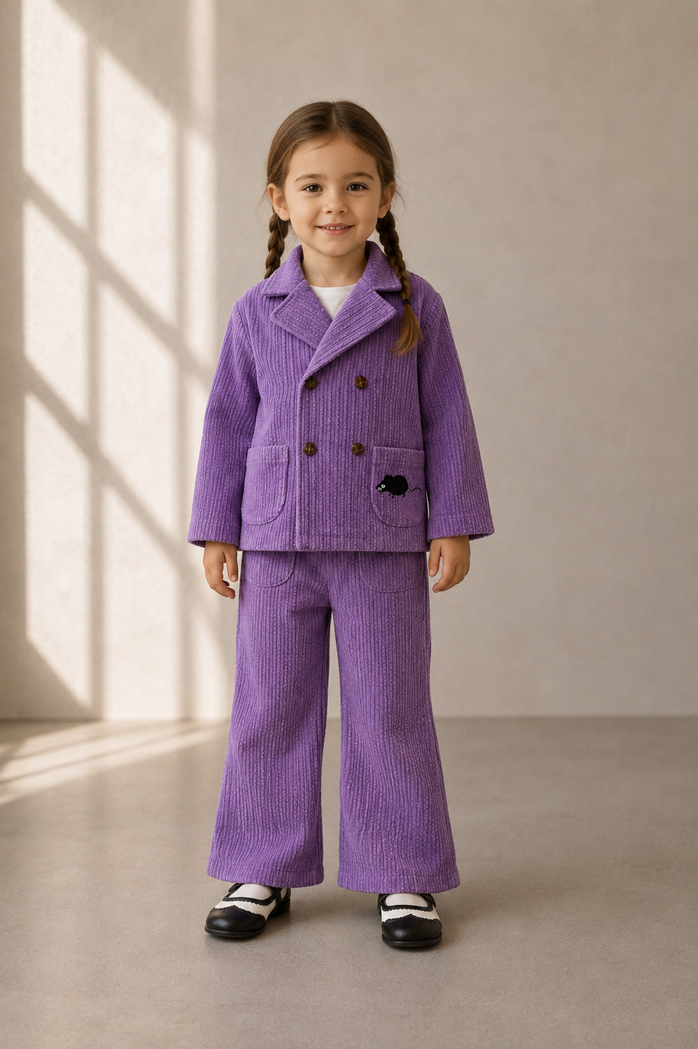 Вельветовый костюм Mini Rodini, 104