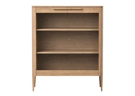Витрина Type oak стеклянная высота 120 см (натуральный дуб)