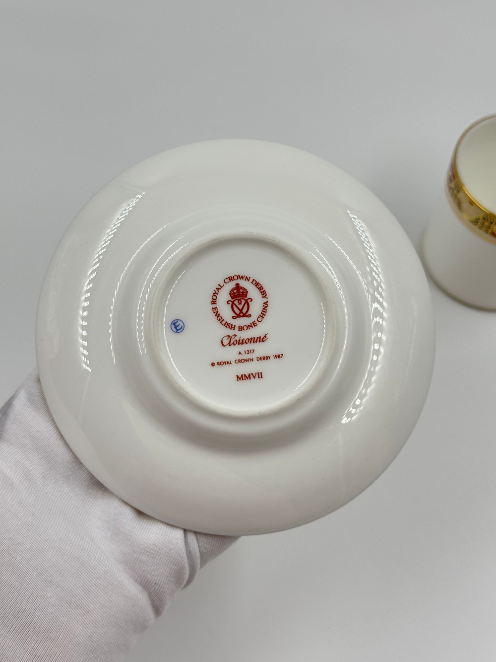 Кофейная пара «Cloisonne» Royal Crown Derby