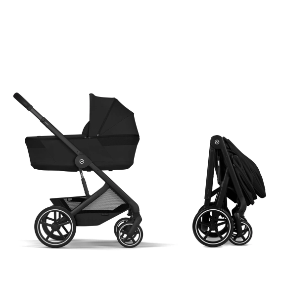 Детская коляска Cybex Balios S Lux BLK 2 в 1 Moon Black