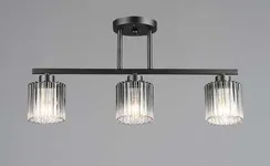 Люстра потолочная Rilon 6778/3 BK, 3×40 Вт, чёрная
