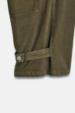 БРЮКИ БАРРЕЛЬ КАРГО — ZW COLLECTION — ZARA