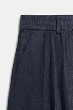 БРЮКИ СО СКЛАДКАМИ ИЗ 100% ЛЬНА — ZW COLLECTION — ZARA