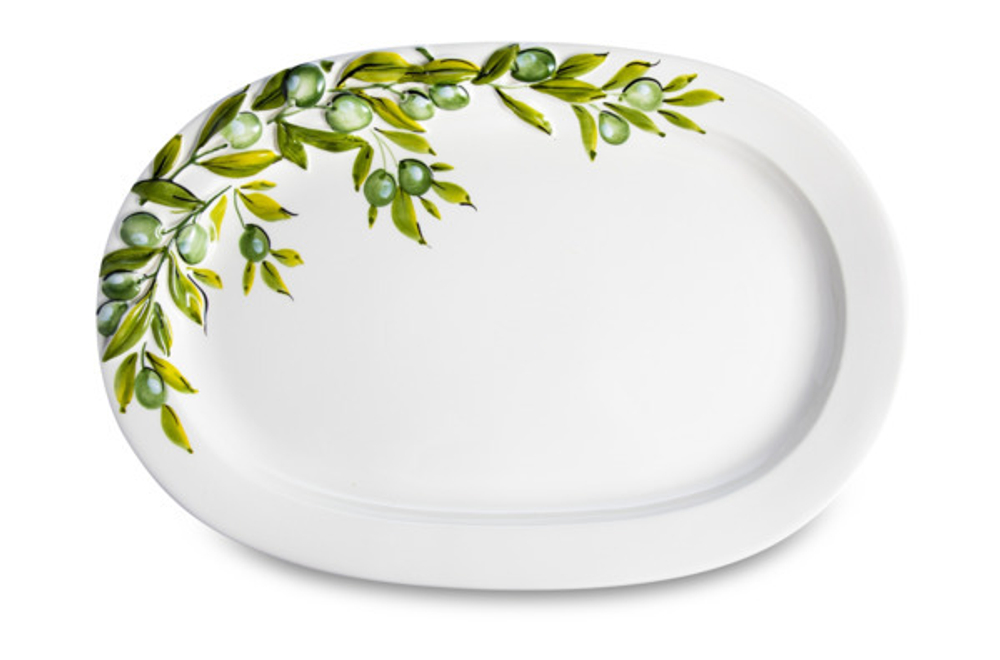 Блюдо 43х30х4см Edelweiss Оливки