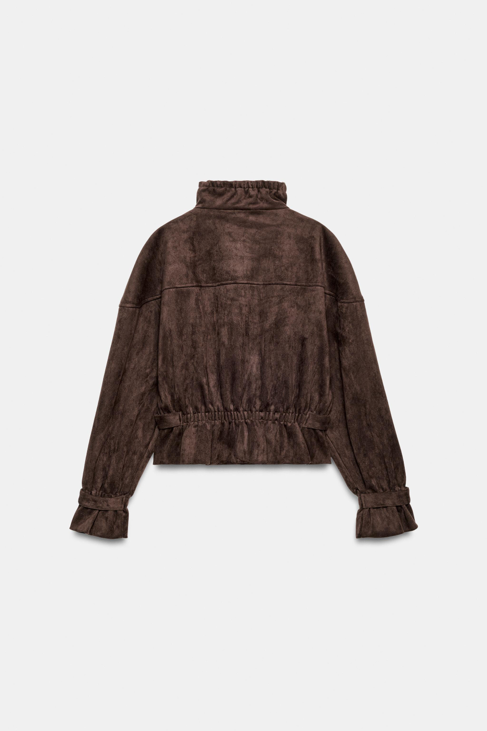 КУРТКА ИЗ ИСКУССТВЕННОЙ ЗАМШИ — ZARA