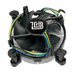 Кулер для CPU BaseTech Original, 1х80мм, 4-pin, Al, серебристый-черный, 800-2700rpm, 27дБ, TDP 65Вт, INTEL 1200/115x/775, AMD Не поддерживается (BT-ORIG-AL)