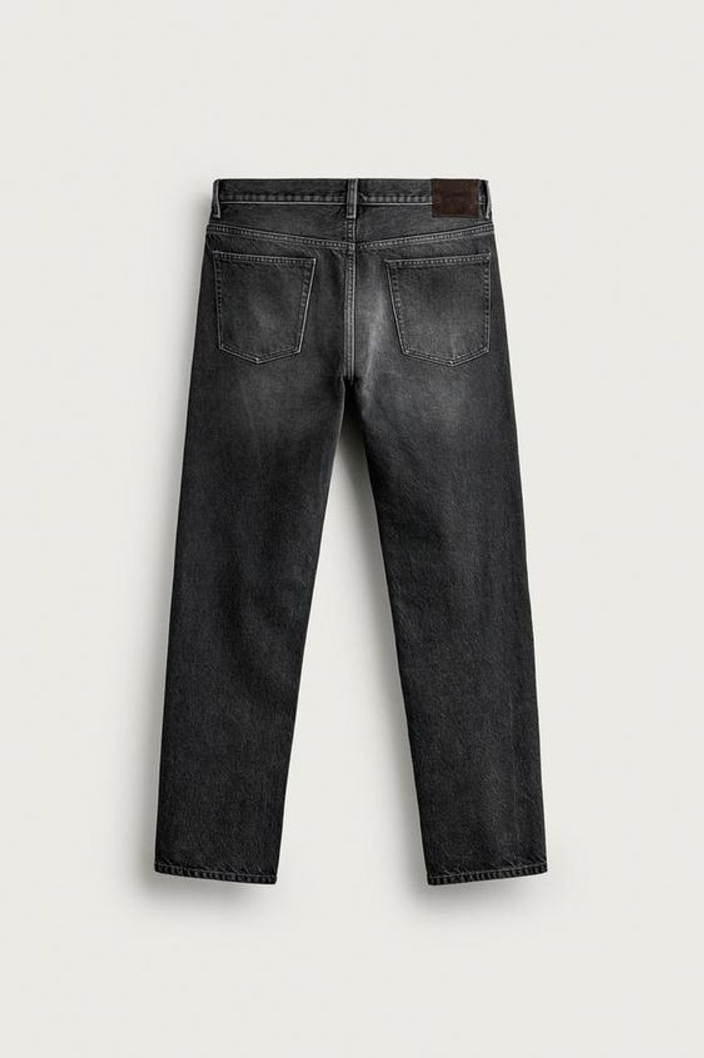 ZARA X AARON LEVIN ДЖИНСЫ STRAIGHT FIT, ЧЕРНЫЙ