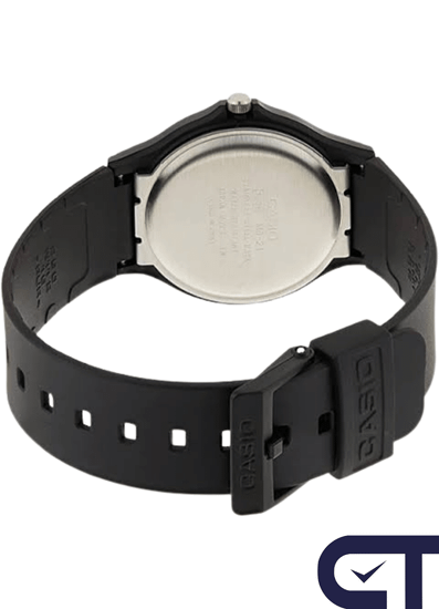 CASIO MQ-24-7B3 — классические аналоговые часы с белым циферблатом