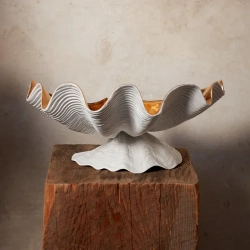 Чаша L'Objet Neptune White Gold (37 x 27 см)