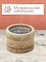 Музыкальная шкатулка  "Ноты"