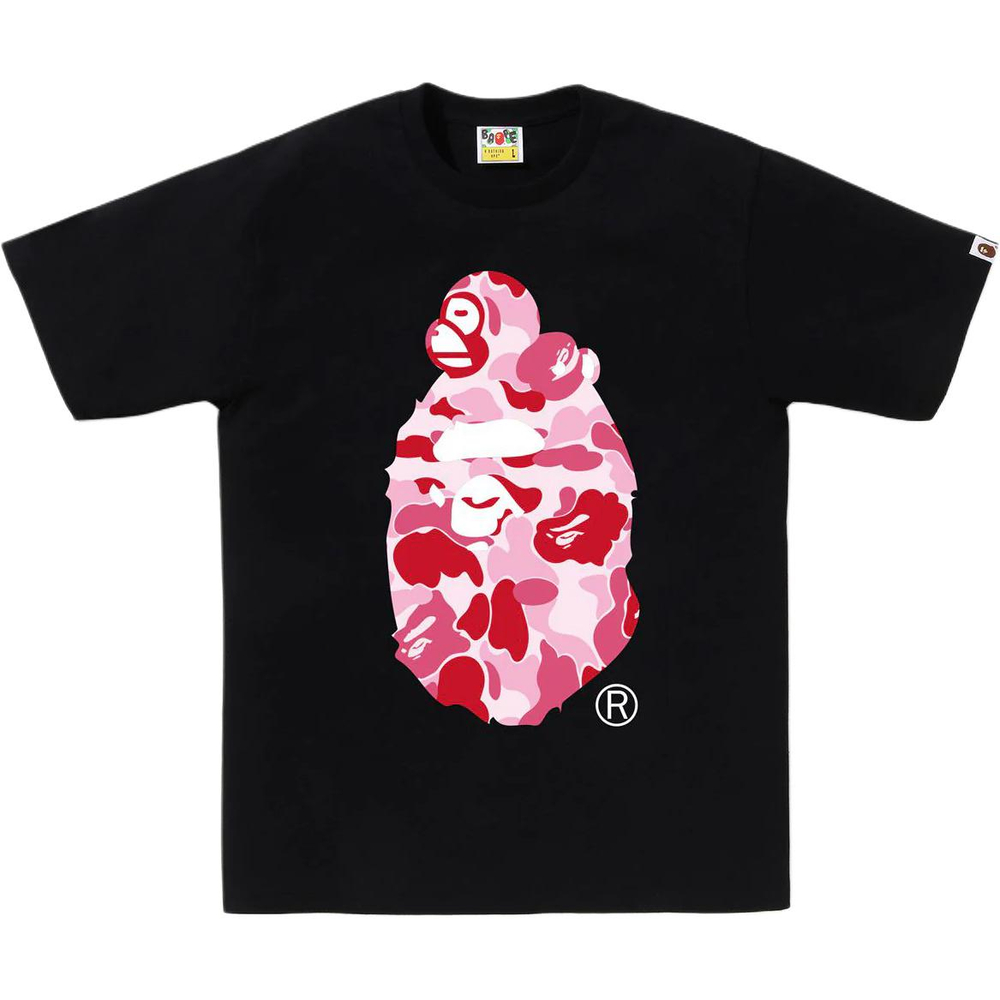 A Bathing Ape Bathing Ape Футболка Regular Straight Fit Summer 0zxtemx00310q черный розовый