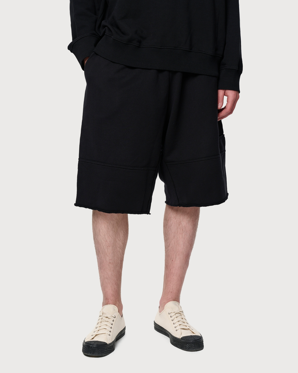 MM6 MAISON MARGIELA ШОРТЫ МУЖСКИЕ УКОРОЧЕННЫЕ ЧЕРНЫЕ