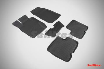 Резиновые коврики в салон Renault Duster (2010-2015) "Высокий борт"
