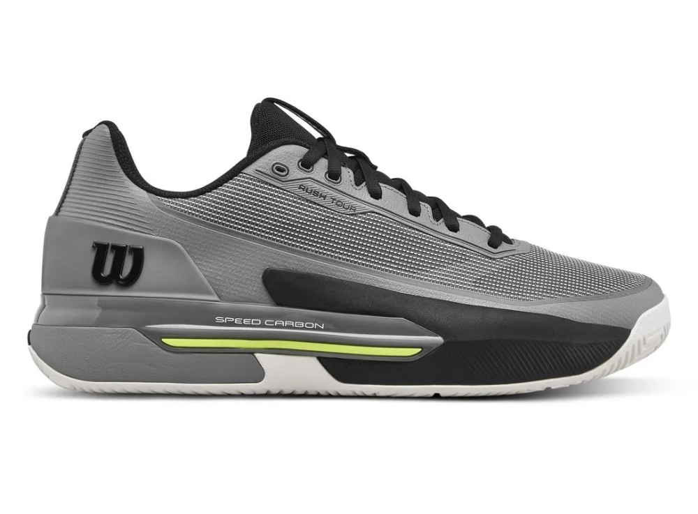 Теннисные кроссовки Wilson Rush Tour 5 - titanium/black/safety yellow