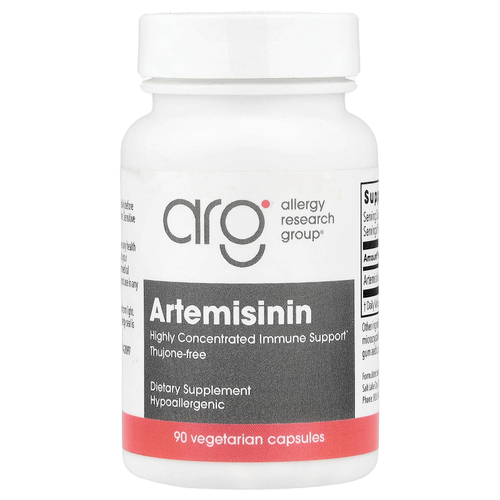 Allergy Research Group, артемизинин, 90 вегетарианских капсул (100 мг в 1 капсуле)