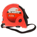 Рулетка Rubber, 5м*19мм, обрезиненный корпус// MATRIX 31002