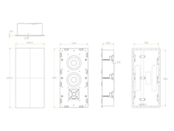 Встраиваемая акустика M&K Sound IW950 White