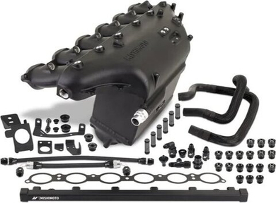 Впускной коллектор-интеркулер Mishimoto BMW M2/M3/M4 G8x X3M/X4M F9x S58 Performance Intercooler - Black