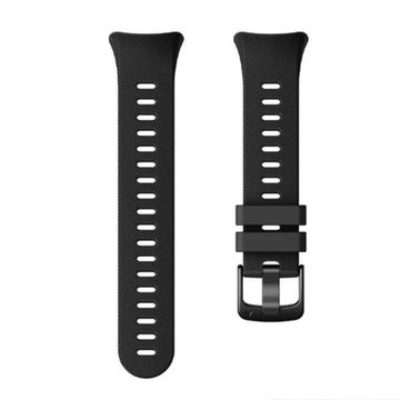 Ремешок для Garmin Forerunner 45 / Garmin SWIM 2 силиконовый (Черный)