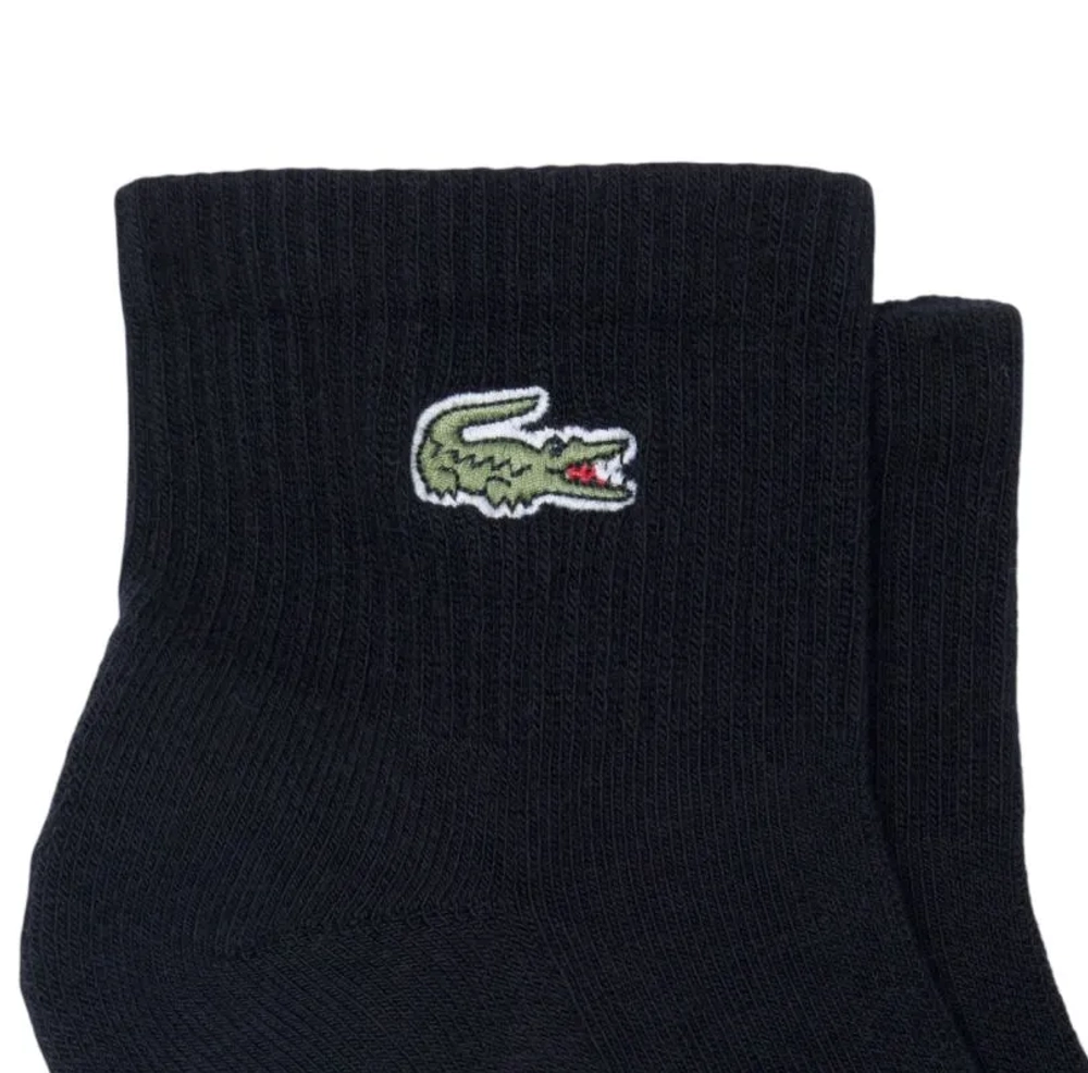 Теннисные носки Lacoste Ankle Sport 3P - black