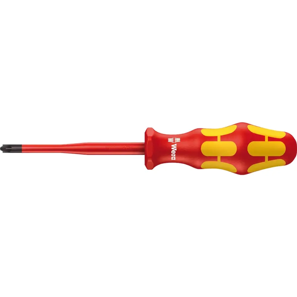Изолированная отвёртка PlusMinus 165 iS PZ/S # 2x100 мм WERA 05006466001